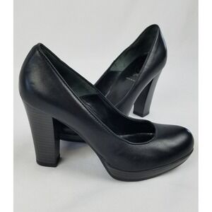Easy by Loriblu women 35/5 black classic heels pumps shoes footwear Italy career